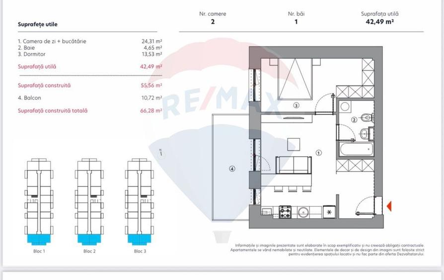 Vanzare apartamente 2 camere Bulevardul Theodor Pallady