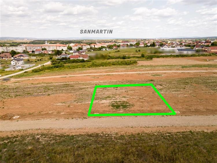 RECO Teren intravilan cu utilitati in Sinmartin