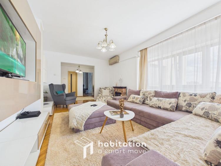 Apartament premium 4 camere | Elisabetin | 2 terase | Șemineu| 100 mp