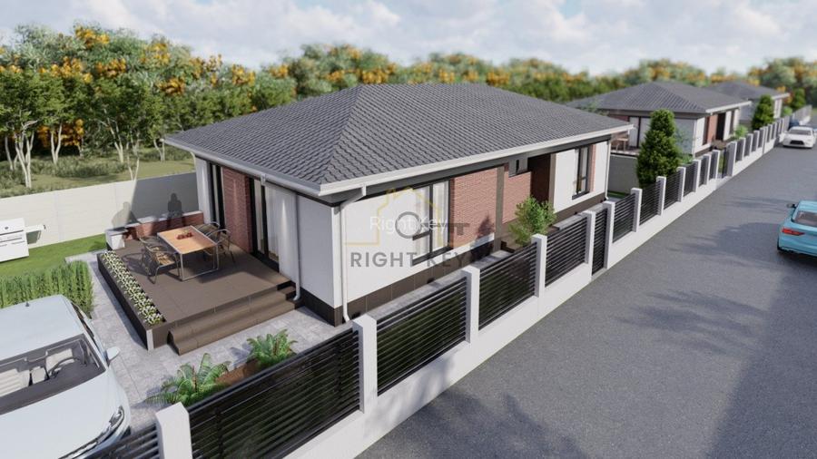 Nou! Casa parter 4 cam, 100mpu, 400mpt, toate utilitatile, placa! - 2