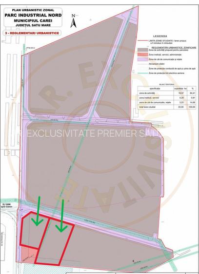 Teren Intravilan Industrial 13.164 mp, Zona Constantin Mille-Carei-Comision 0% - 8