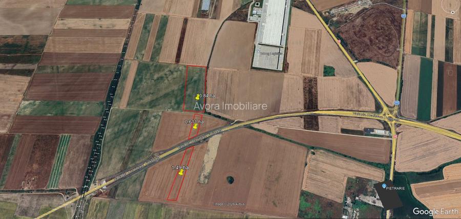 Vand  5.94 ha teren intravilan agricol Sag - 2