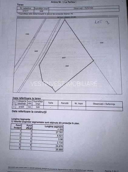 Parcele teren intravilan strada Podgoria - 3
