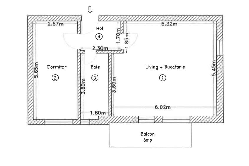 Proprietar, inchiriez apart. 2 cam (+parcare) bloc nou metrou Aparatorii Patriei - 10