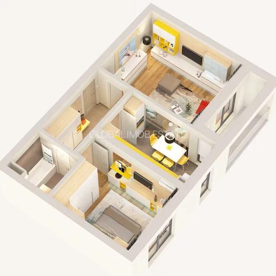 Inchiriere Apartament 2 camere Bloc Nou Loc de Parcare Lujerului - 7