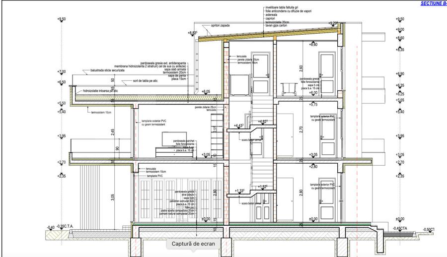 Casa tip duplex de lux P+2, priveliste superba spre munti, 10 camere - Ghimbav - 9