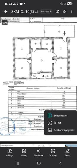 FARA COMISIOANE casa cu 4 camere 2 bai PARTER cu pod placa beton beci la cheie - 6