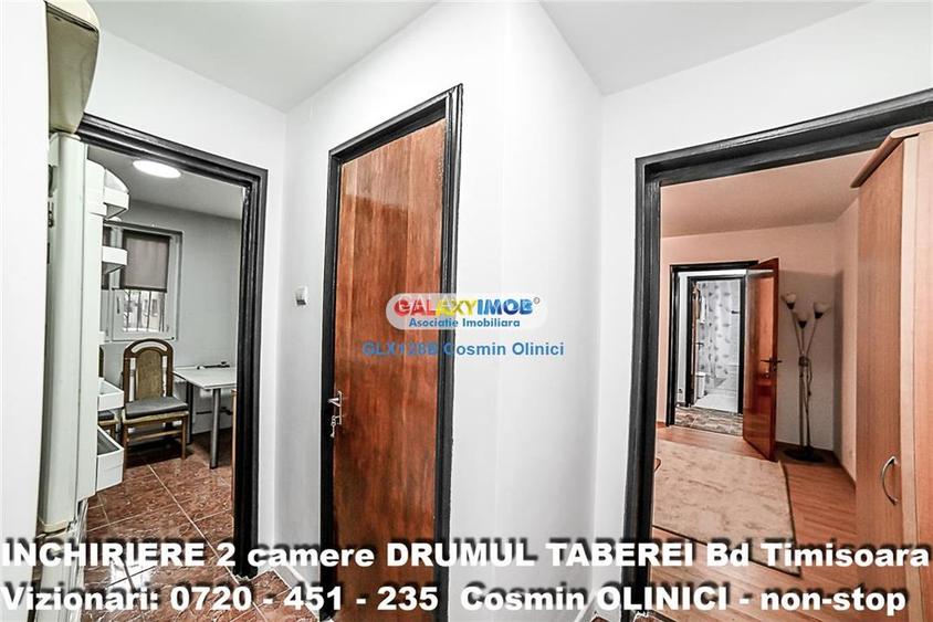 2 camere Drumul Taberei - Bd Timisoara 52 - 10 min metrou - 12