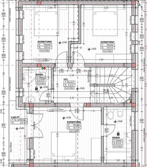 Casa Tip Triplex  Parter + Etaj , situata in Floresti! - 6