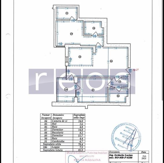 DE VANZARE APARTAMENT MODERN 3 CAMERE CU TERASA -  ZONA AVIATIEI - 9