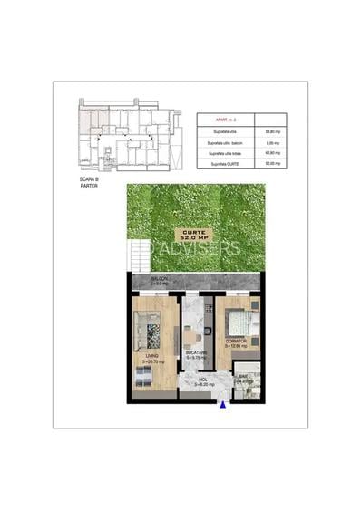 Apartament 2 camere cu curte proprie Titan Theodor Pallady  Sector 3 - 2