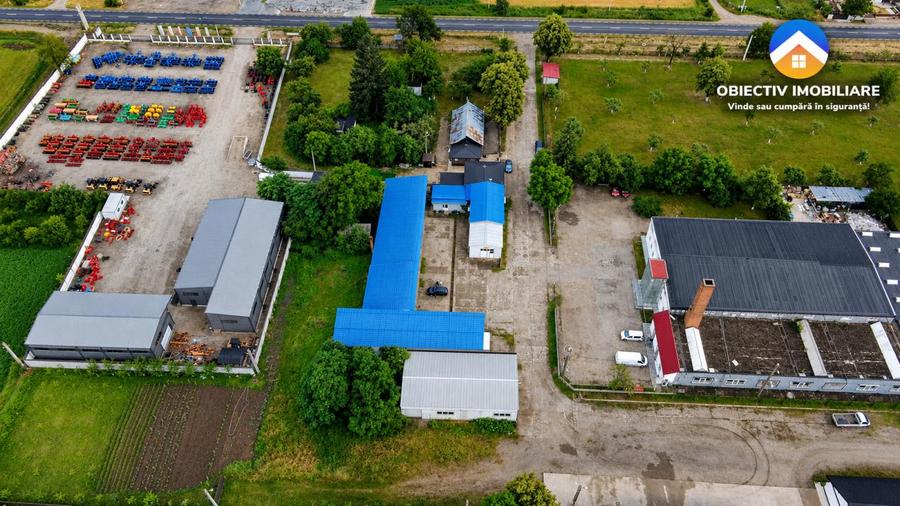 Spatiu industrial 3110 mp teren, hala productie+service auto, Targu Neamt