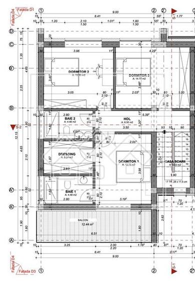 Casa tip duplex - Teren 356 mp, 4 camere, dressing, balcon, terasa - 6