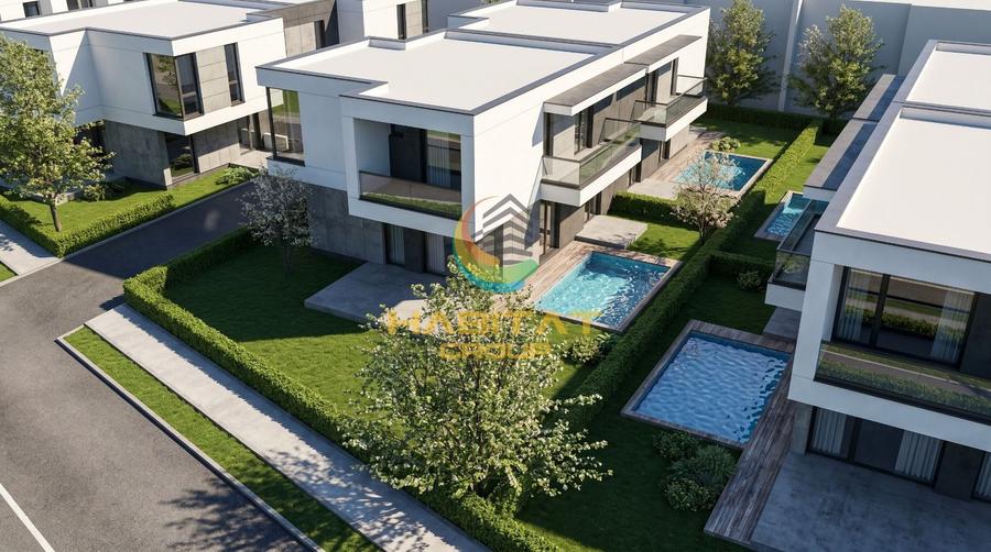 Vila in calcan cu piscina in Popesti Leordeni