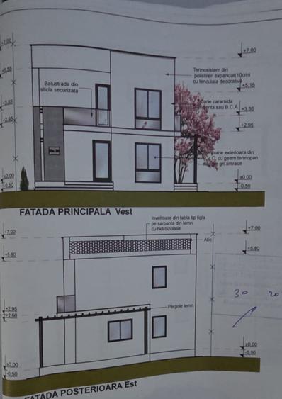 Casă de vânzare la roșu, 130 mp, zona Magnolia