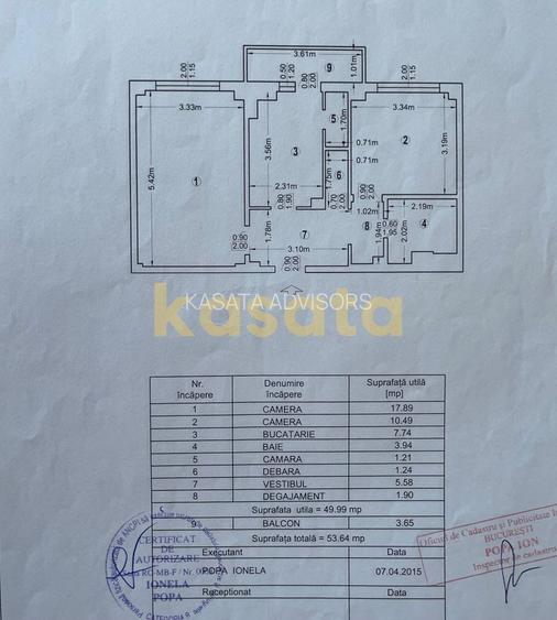 APARTAMENT 2 CAMERE | 54mp_1983 | MIHAI BRAVU_VITAN | RENOVAT COMPLET - 8