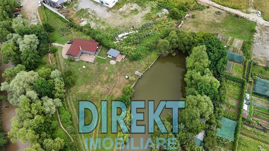 Proprietate deosebita! Teren generos+Lac+Casa de vacanta, Kaufland Sud