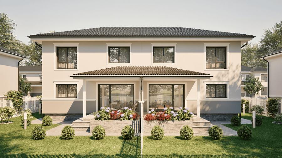 Duplex modern 102 mp | 4 camere | Teren 300 mp | Șura Mica