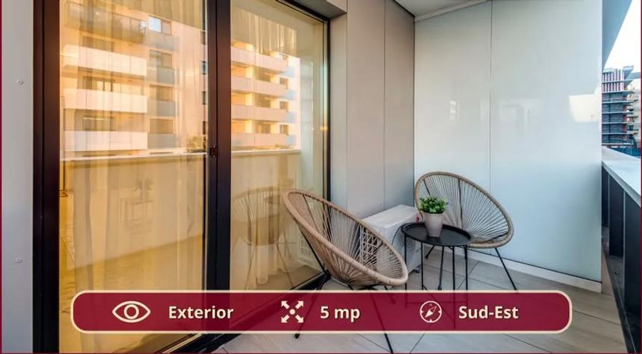 Cortina North | Studio dublu – 44 mp – totul nou | 650 €
