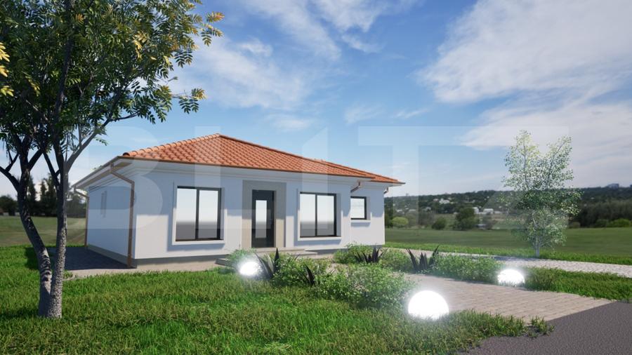 Casa individuala cu 4 camere in stil mediteranean,353 mp teren,Micesti