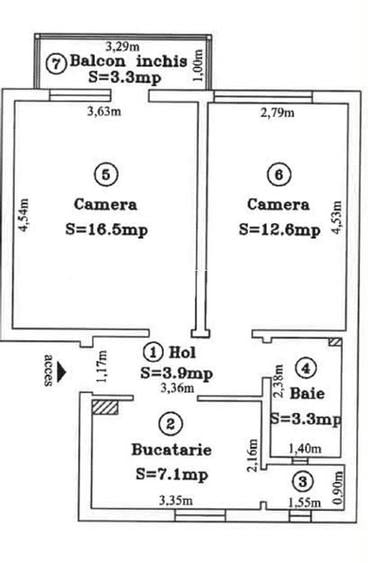 Apartament 2 camere | Renovat complet | Mobilat & utilat nou | Centru Civic