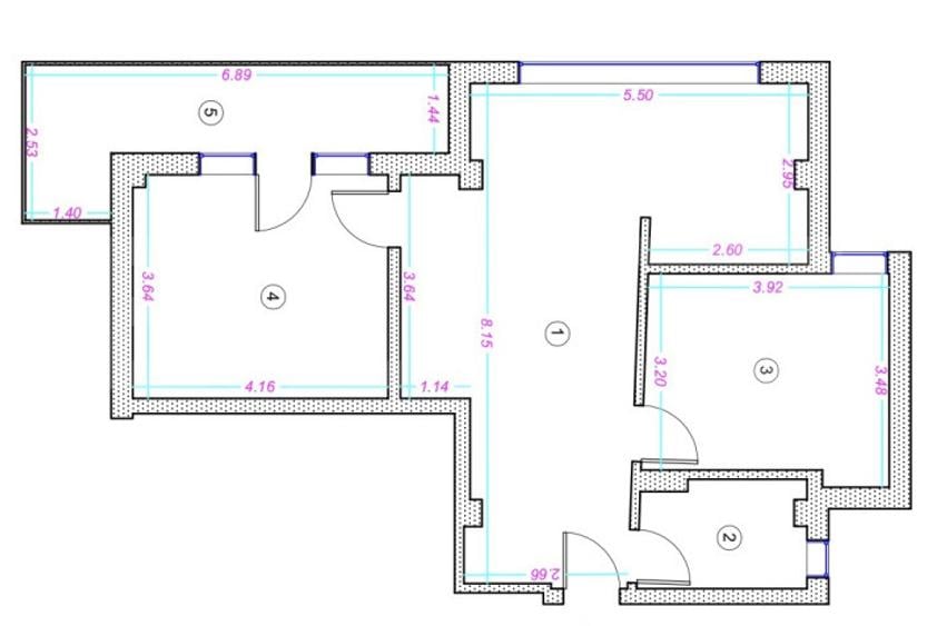Apartament 3 camere, 66mp, terasa, zona Donath