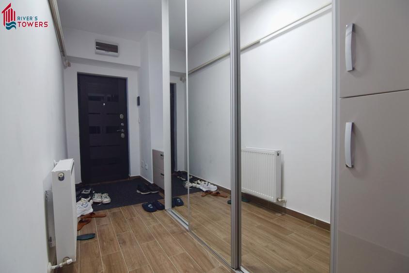 River,s Towers, apartament cu 2CD camere model cu 2 bai, 57mp utili + balcon