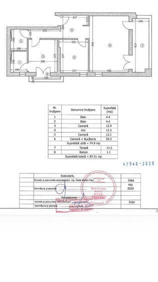 Apartament premium 3 camere | 2 băi | 2 balcoane | Bloc boutique | Mutare imedia
