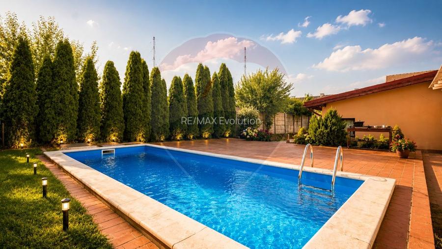 Comision 0 | Casă eficientă energetic, cu piscină, foișor și garaj - 24