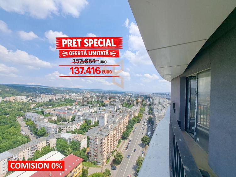 Pret Special! Apartament 2 camere bloc nou, etaj 21!
