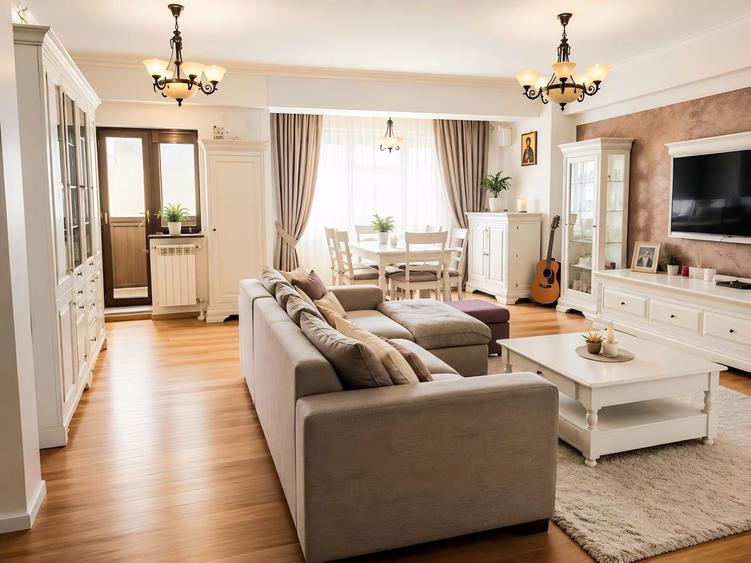 Apartament 3 camere Premium-90 mp-Living 45 mp-Vedere spre mare
