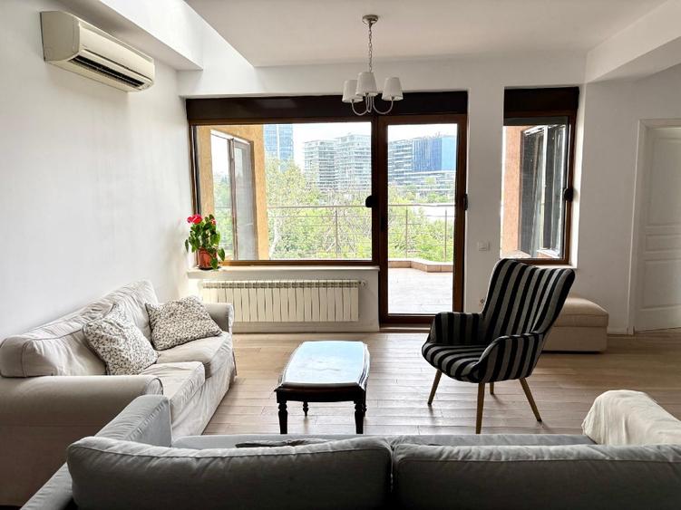 Apartament 4 camere | Vedere permanentă la Lacul Floreasca | 119 mp + terasa