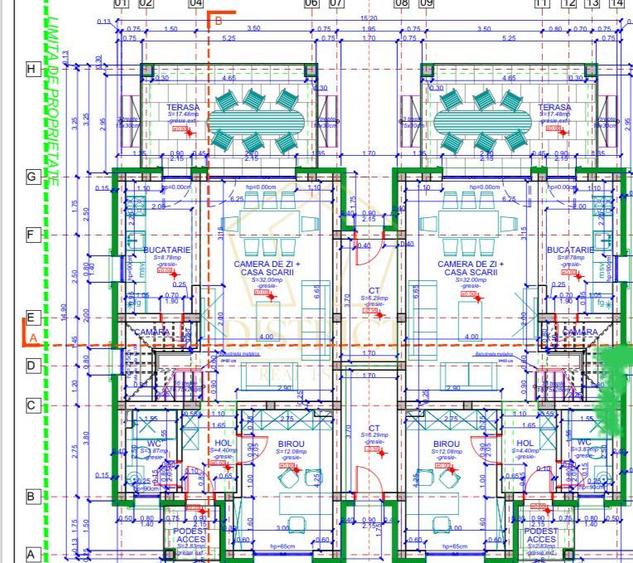 Duplex modern cu 5 camere despartit prin camera tehnica I Mosnita Noua