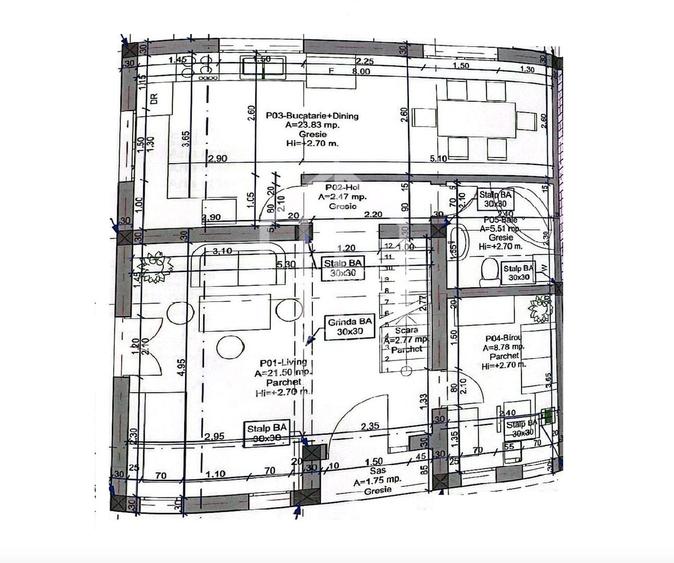 Duplex cu 4 camere, 142mp utili, 276mp teren, Selimbar - Mohu - 2