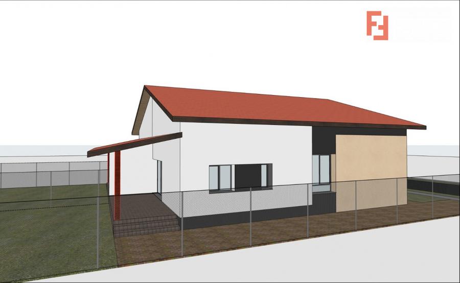 Duplex cu 3 camere, 76 mp utili si 300 mp teren, de vanzare in Sacalaz
