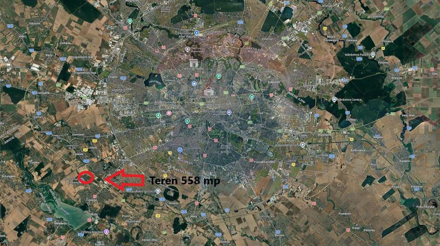 Teren  de vanzare, 558mp Bragadiru, zona de case,langa Centura A0