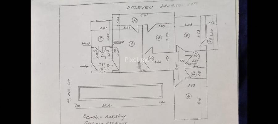 Ap 4 camere 90mp etaj 4/4, Bloc tip F, langa Parc Dr Taberei - 13