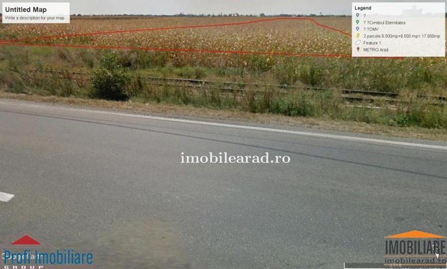 Teren intravilan 17.000 mp la Centura intre Metro si 6 Vanatori