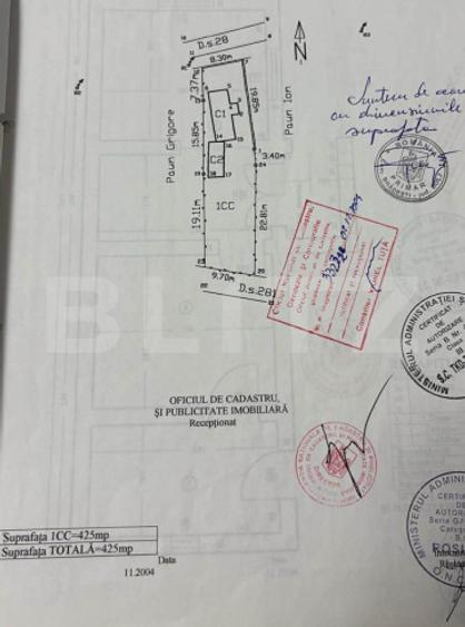 Teren cu constructie, 429 mp, zona Bradesti