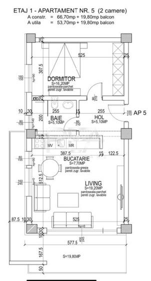 UP Boutique - Pipera Voluntari - APARTAMENT 2 CAMERE finisaje LUX - 16