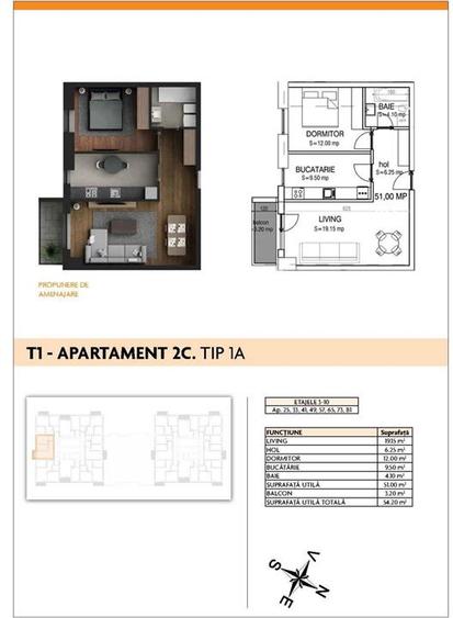 Aparatorii Patriei - Apartament 2 camere