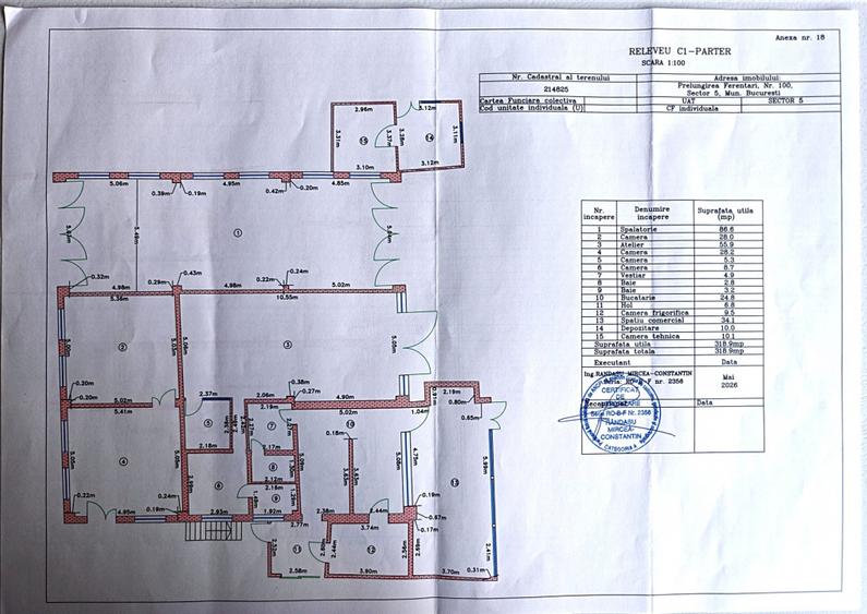 Spațiu comercial complet echipat pentru măcelărie / carmangerie