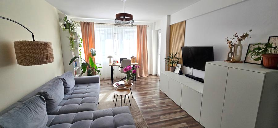 Apartament 2 camere 61 mp, et. intermediar, MOBILAT + parcare T Neculai ROND CUG