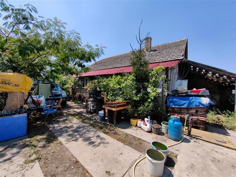 Casa cu 2 camere si anexe in Simand cu teren de 1465 mp