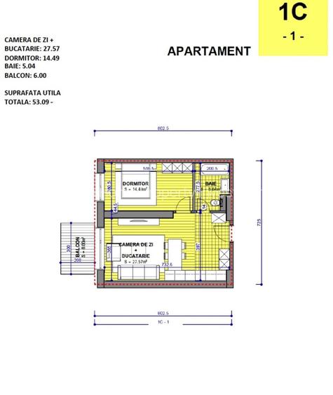 Apartament 2 camere Obor / Sky Light Residence