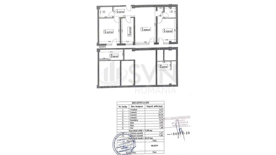 REA1024910 Apartament 3 camere cu gradina si terasa - CATTED FUNDENI