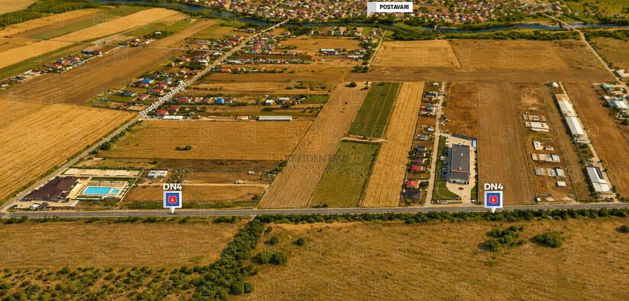 Teren intravilan de vânzare – 15.300 mp, deschidere la DN4, Frumusani