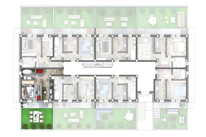 ASTORIA RESIDENCE Apartament 1 camera D 34 m + curte 25 m Lunca Cetatuii 2028