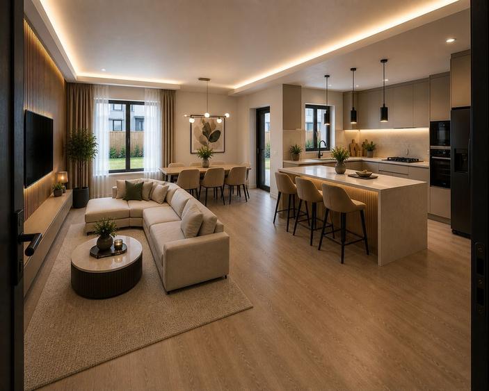 Vila exclusivista individuala 164 mp construiti, 320 mp curte Chiajna