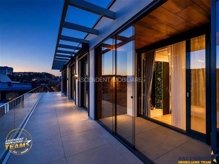 Deasupra Brasovului, penthouse spectaculos,420 mp, rooftop privat, panorama oras - 2